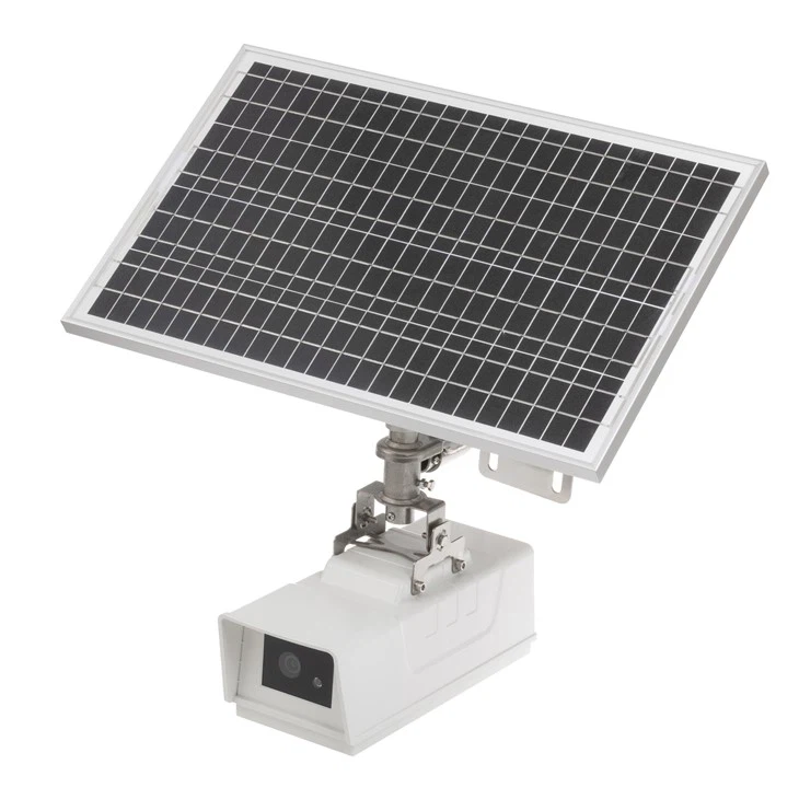 Power transmission solar wireless night vision AI camera